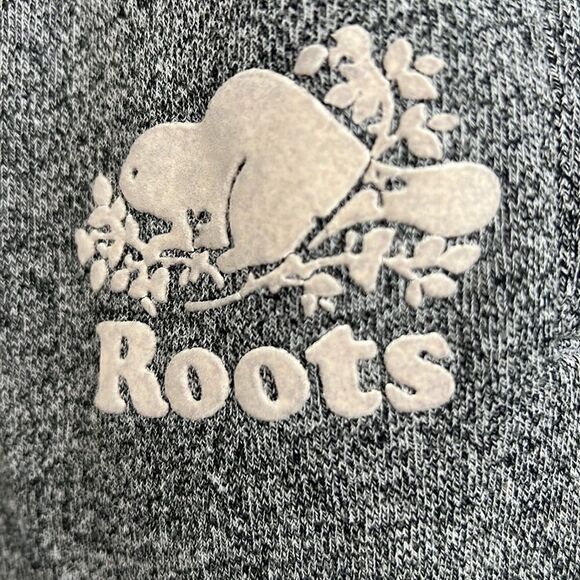 Roots Canada Women’s XXS Jogger gray logo Sweatpants - Picture 4 of 10